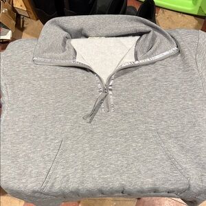 Women’s Gray Half-Zip Pullover Shirt